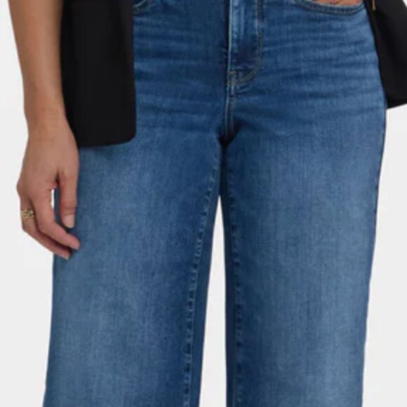 NYDJ Denim - NWT Teresa Wide Leg Ankle Jeans with 3 Inch Hems Sz 00